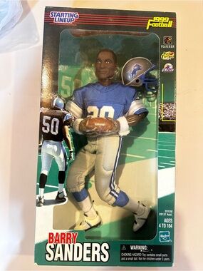 Barry Sanders Detroit Lions Action Figure by Hasbro